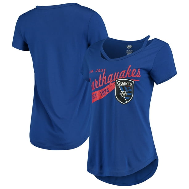 San Jose Earthquakes Concepts Sport Women's Squad Cut Neck T-Shirt ...