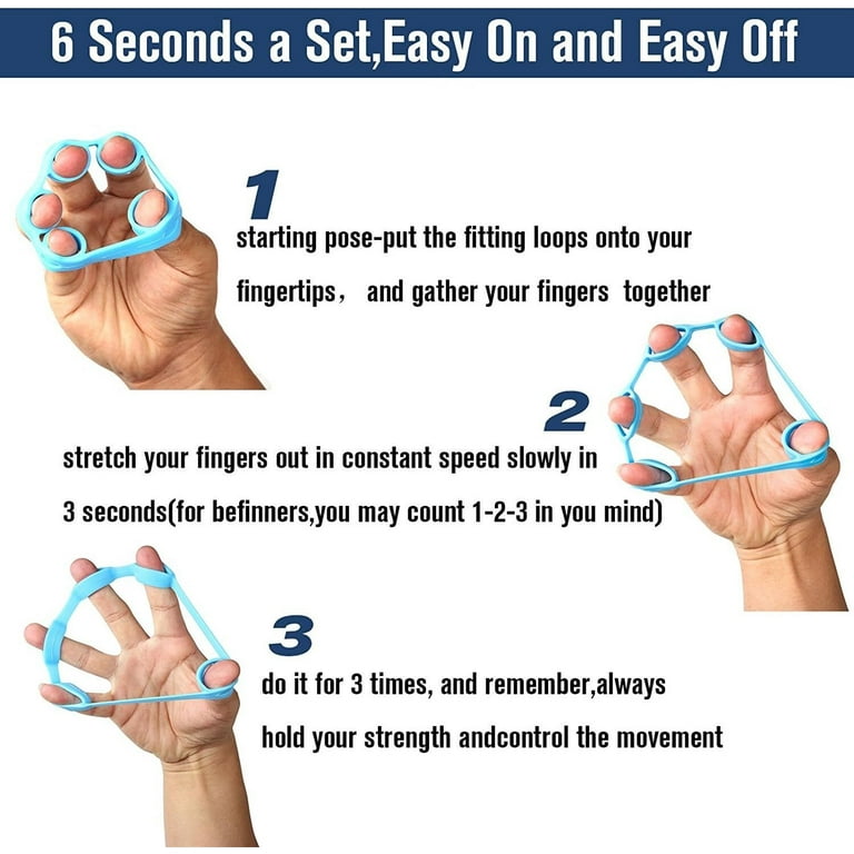 Hand Grip Strengthener & Finger Stretcher,Finger Grip Exerciser