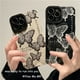thumbnail image 2 of Funda de cuero de mariposa Retro para iPhone, cubierta de silicona suave a prueba de golpes para iPhone 14 Pro Max, 13, 12, 11, XS, XR, 7, 8 Plus Fivean unisex, 2 of 2