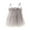 Grey, variant on Girls Dress Baby Sleeveless Solid Princess Dance Party Strap Dress Girls' Dresses Pink 5-6 Years