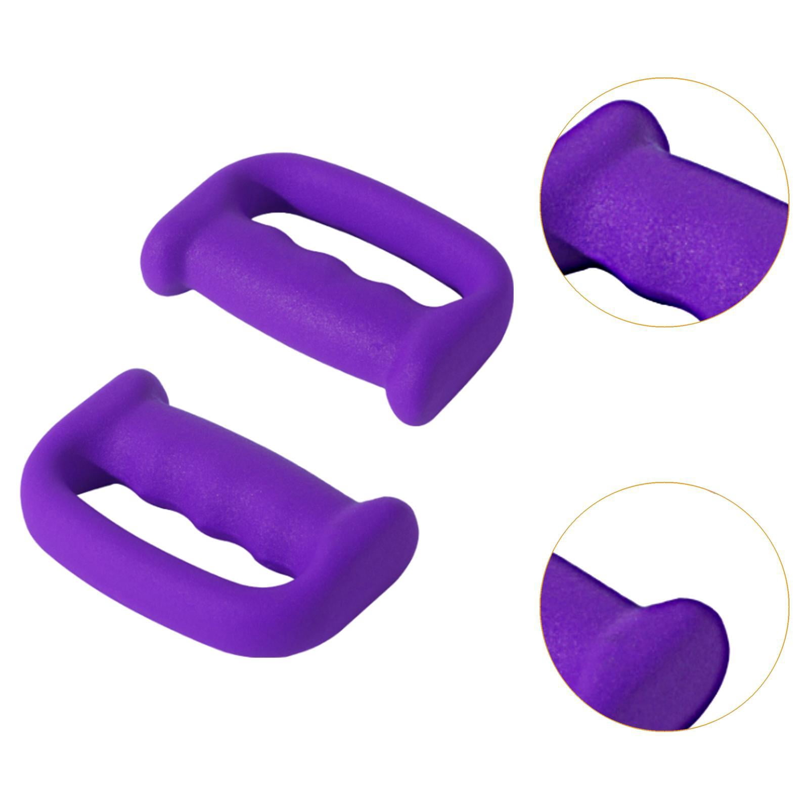 Baoblaze 2 Pieces Boxing Dumbbells D Shape Grip Hand Weight for Aerobics Exercises Walkin