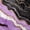 Marble 04, variant on Manfei Aesthetic Marble Queen Sheets, Marbling Metallic Queen Sheet Sets, Purple, Black and Gold, Black Reversible 4pcs1 Flat Sheet + 1 Fitted Sheet + 2 Pillowcases