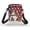 Highland Cattle, variant on HELLHERO Wine Glass Coconut Tree Design Polyester Cross Body Purse Double-layer Casual Use Women Adjustable Shoulder Strap
