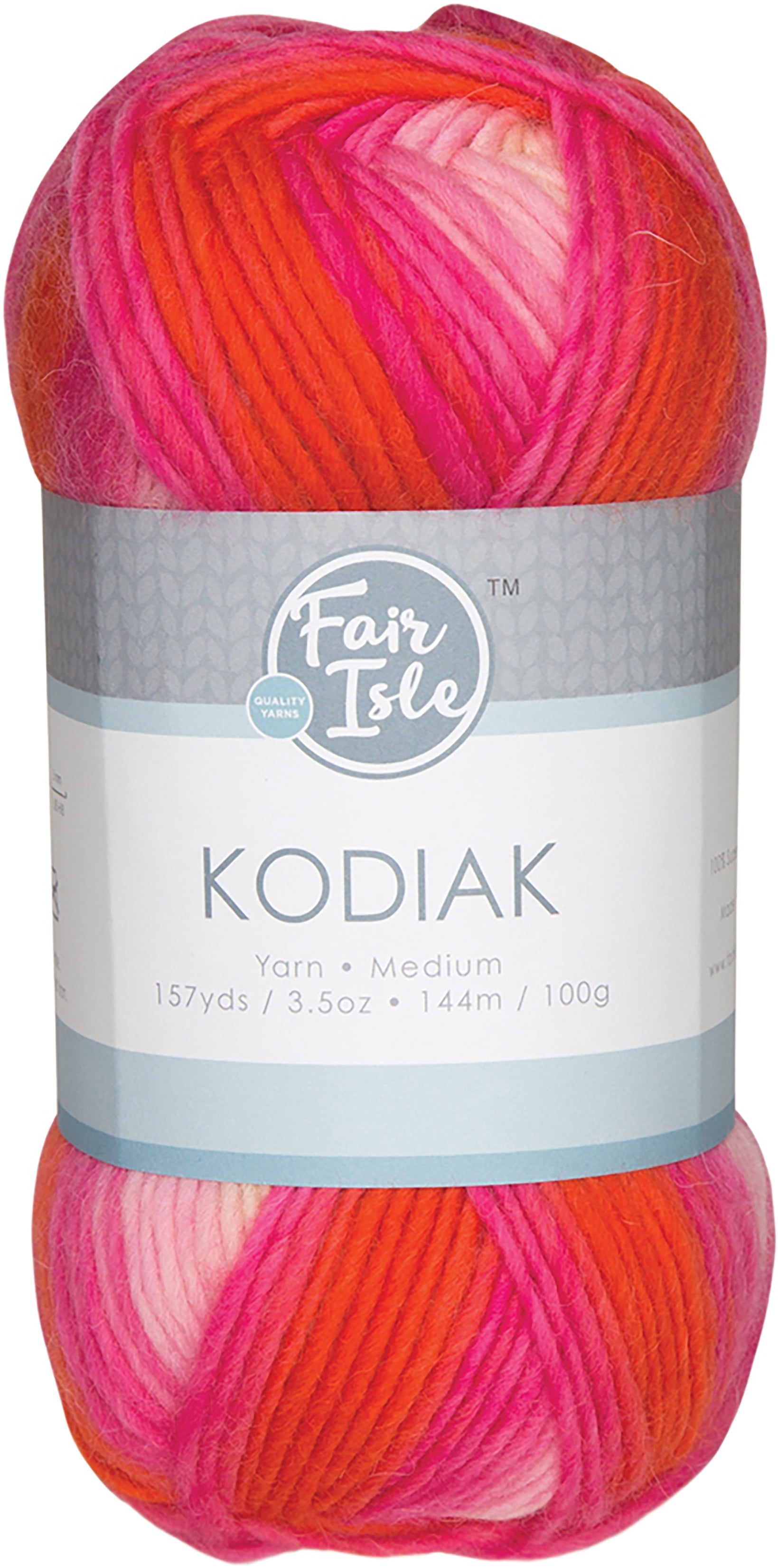 Fair Isle Kodiak Space Dye YarnSalmon