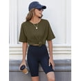 thumbnail image 4 of Zeagoo Summer T Shirts for Women Oversized Crew Neck Tees Short Sleeve Loose Fit Workout Tops, 4 of 4