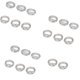 thumbnail image 2 of Anillos Conectores de Doble Orificio para La Fabricación de Joyas: Puntas de Extremos para Unir Cuentas con Acabado de Aleación., 2 of 7