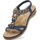 thumbnail image 1 of Sandalias para mujer Littleplum con soporte de arco, azul, talla 8.5, 1 of 7