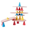 thumbnail image 2 of 44x Bloques de de de apilamiento Desarrollo de bloques de construcción Apilador Montessori de aprendizaje para en Hugo tablero de coincidencia de forma, 2 of 8
