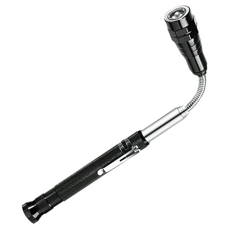 

Magnetic Pickup Tool Telescopic Magnet Picking Flashlight Detection Light