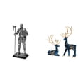 thumbnail image 1 of Figura Decorativa De Reno, Adorno De Mesa Para Entrada, Chimenea, Dormitorio, Sala De Estar, Oficina, Decoración Del Hogar, Regalo De Inauguración De La Casa., 1 of 8