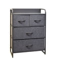 thumbnail image 1 of Nola Home Organisateur de Commodes Tour de Rangement de Tiroirs en Tissu, 4 Tiroirs, 1 of 5