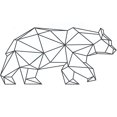 thumbnail image 2 of Wall Sticker Creative Geometric Bear Decor Wall Decal Wall Mural for Home Decor, 2 of 8