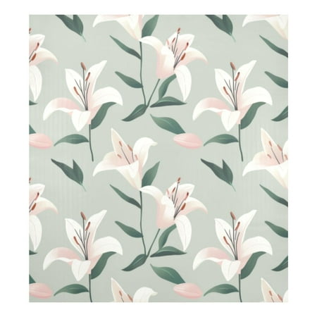 

Dishwasher Magnetic Sticker 23x26 Inch Refrigerator Magnetic Sticker Washing Machine Magnetic Sticker Kitchen Panel Magnetic Sticker Home Decor Cartoon White Lily