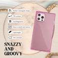 thumbnail image 4 of Insten Case for iPhone 12 Pro Max Case 6.7 Inch, Soft TPU Protective Cases with Reinforced Corners, Shock Absorption, Crystal Clear Pink Slim Cover for Women Girls, 4 of 10
