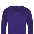 thumbnail image 2 of Premier Mens Knitted Cotton Acrylic V Neck Sweatshirt, 2 of 3