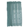 thumbnail image 4 of Niveles de ventanas de encaje bordadas 1 Panel Ventana De Encaje Bordado Voile Sheer Cortina Tiers 74x90cm Un Azul Un azul Magideal Niveles de ventanas de encaje bordadas, 4 of 7
