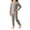Gray, variant on Asxite Toddler Girls Fall Outfits Solid Crewneck Top Straight Leg Pants Casual Breathable 2 Piece Set 2T
