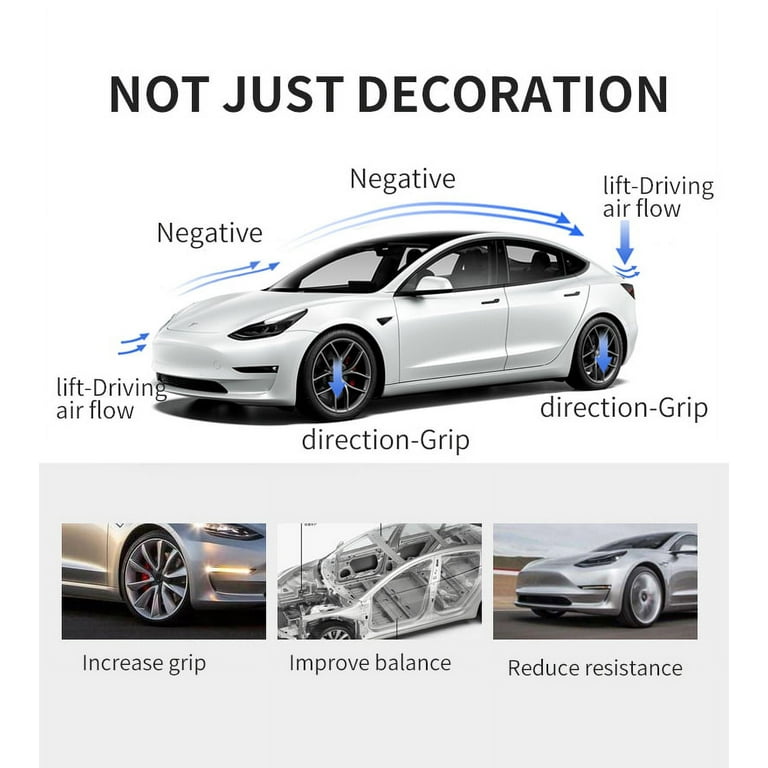 NINTE Rear Spoiler For 2020 2021 2022 2023 2024 Tesla Model Y M