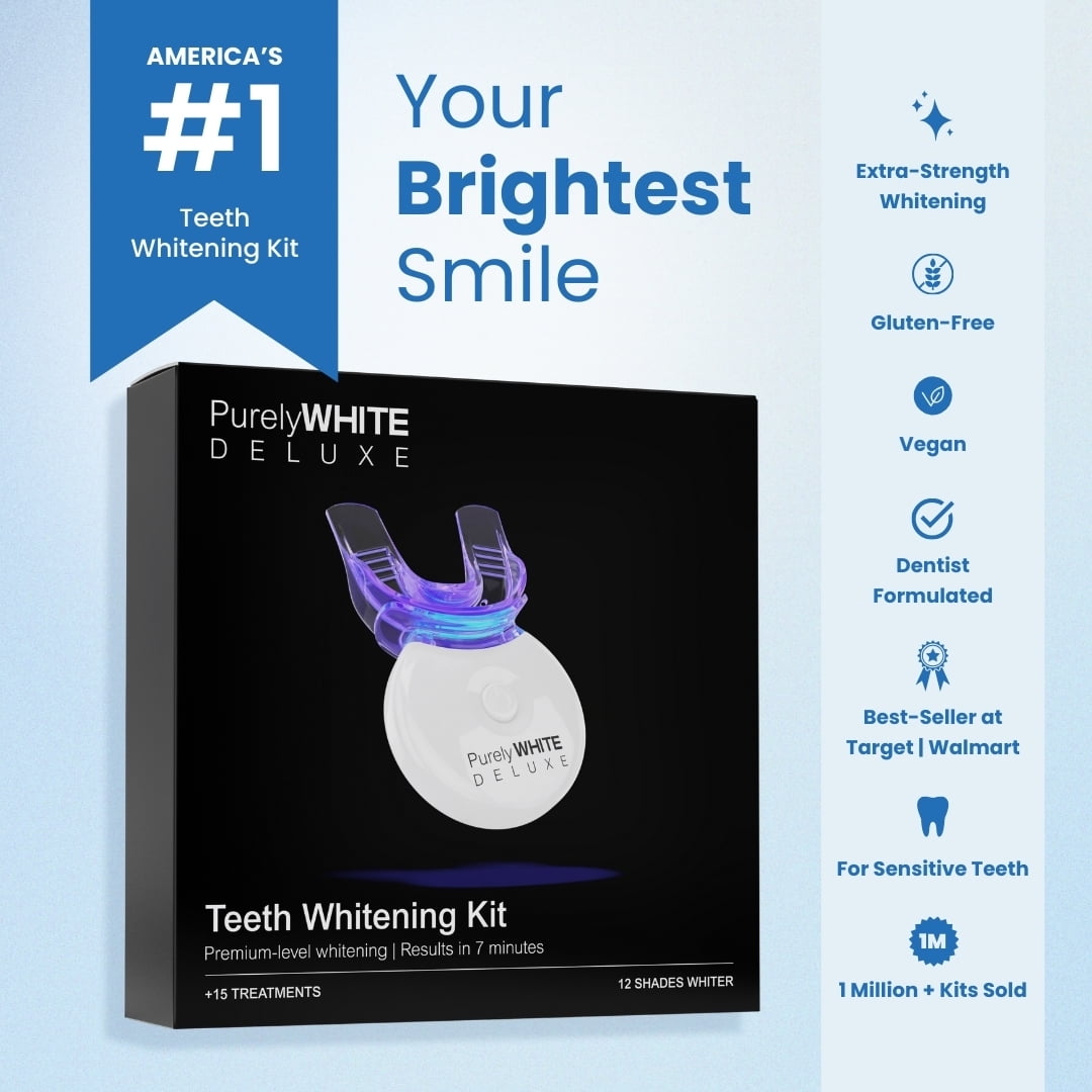 PurelyWHITE Deluxe Teeth Whitening Kit