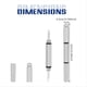 thumbnail image 2 of 100 Pieces Mini Eyeglass Screwdriver 3 in 1 Eyeglass Repair Kit, 2 of 5