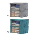 thumbnail image 4 of 2 Pcs Non-woven Foldable Storage Bag Organizers Dust-proof for Clothes Quilts, 4 of 9