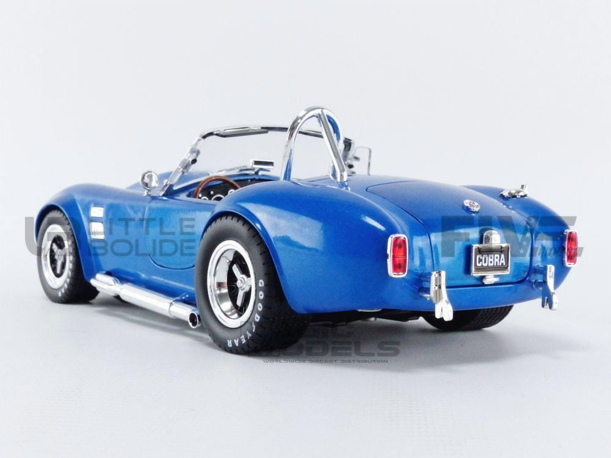 1966 Shelby Cobra Super Snake Blue 1/18 Diecast Model Car by