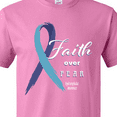 thumbnail image 4 of Inktastic Faith over Fear Hydrocephalus Awareness with Blue Ribbon T-Shirt, 4 of 5