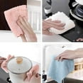 thumbnail image 4 of sruoe Kitchen Dish Cloths for Washing Dishes, Dish Cloth Towel, Kitchen Towels, Cleaning Rags Microfiber, Washable Absorbent Oil Rectangular Towel, Thick Towel Wipe Table Dishwashing Rag, 4 of 5