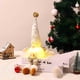 thumbnail image 4 of Christmas Scene Dress Up With Lights Sitting Knitting Golden Forest Doll Ornaments Nightlight Ornaments, 4 of 7