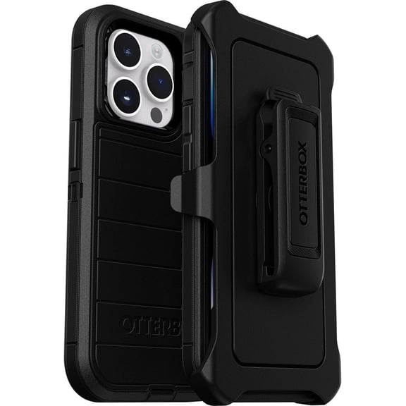 OtterBox Defender Series Screenless Edition Case for iPhone 14 Pro Holster Clip Included, Black