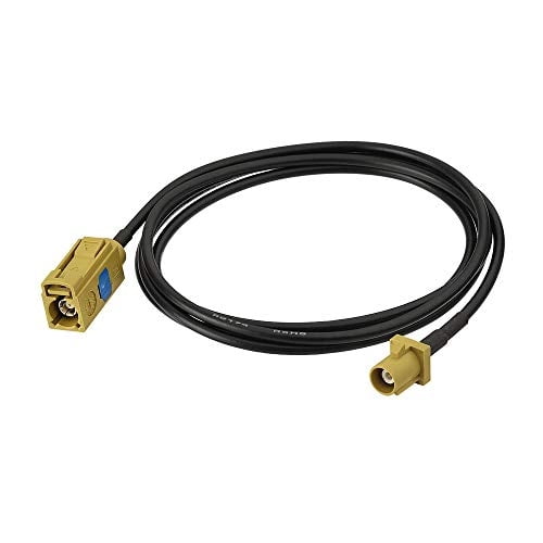 Eightwood para XM Sirius Antena de Radio Satelital Fakra Código Curry K Hembra a Macho Cable de Extensión Pigtail 1.2m /3.9 pies