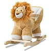 ROARY Ride-ON Chair Rocking Horse Lion by , Great for Toddler Development,Very Soft Fabric, Safe Rocker with Sturdy Wood Handles & Base, Boost Imagination & Creativity with Lullaby Sounds, Tan