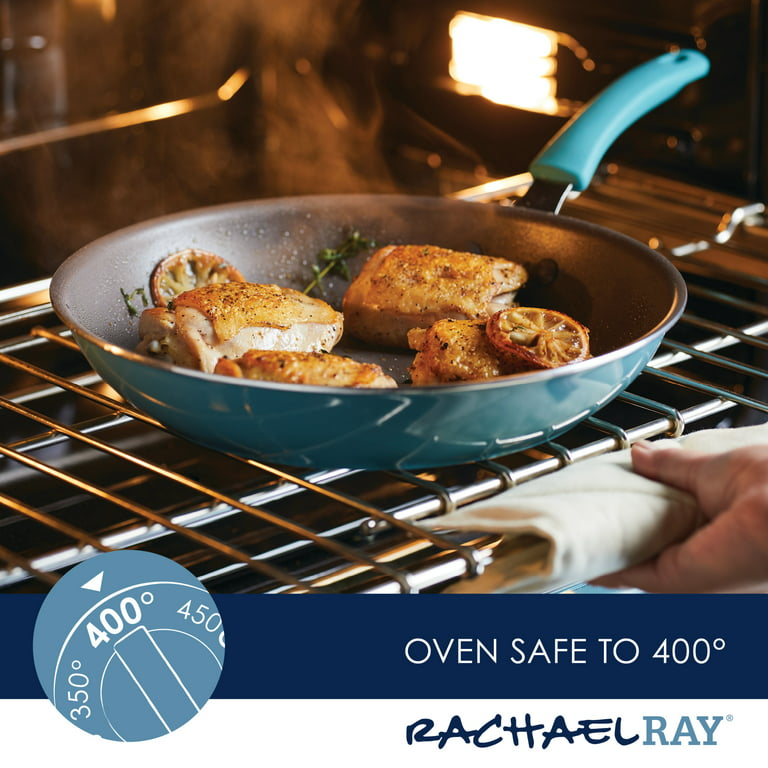 Rachael Ray Cucina Nonstick Bakeware Set, 3-Piece, Agave Blue