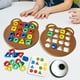 thumbnail image 1 of Juego de mesa con forma geométrica, juguete educativo de aprendizaje con tarjetas con campana perfke Juego de combinación de formas, 1 of 9