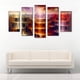 thumbnail image 3 of Cuadro decorativo para sala, recamara, Abstracto, El Infierno de Dante, elegante, moderno, minimalista, Set de 5 piezas, 3 of 5
