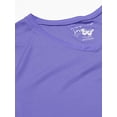 thumbnail image 4 of Hanes Just My Size Cool DRI Women's V-Neck T-Shirt (Plus ) Petal Purple 3X, 4 of 4