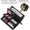 thumbnail image 3 of LAICAIW Women's Wallet Genuine Leather RFID Blocking Large Capacity Trifold Ladies Wallet, 3 of 6