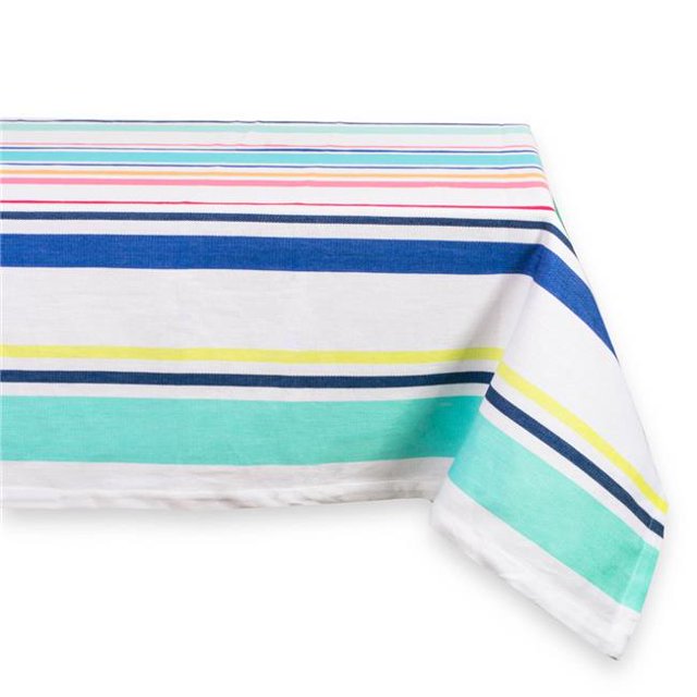 Design Imports CAMZ37414 60 x 120 Po Nappe à Rayures Vives