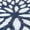 Navy & White, variant on Bliss Rugs Waterproof Reversible Plastic Straw Floral Outdoor Rug for Patio, Camping, RV, Deck, Porch, Camp | Navy, 5' x 6'11''