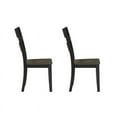 thumbnail image 3 of Pemberly Row Dining Chair with Solid Wood Seat in Gray (Set of Two), 3 of 6
