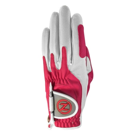 Zero Friction Ladies Golf Glove, Left Hand, One Size, Pink