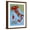 Brown Frame, variant on Art.com Illustrated Map of Italy. Travel Art Print by Daria_I, 12" x 16"