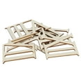thumbnail image 4 of Natural Wooden Numbers 7CM Numbers Wood Craft Clock Numbers Natural Wood For Decoration Arts Craft 12 Packs DIY, 4 of 8