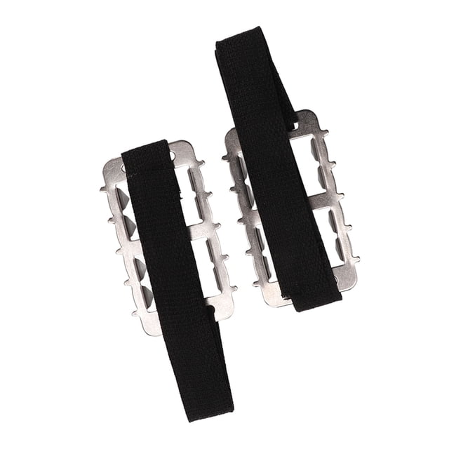 Crampones De 10 Dientes, Cubierta Ajustable Para Zapatos De Nieve, Ergonómica, 2 Piezas Para Escalar