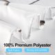 thumbnail image 2 of Quick-Dry Shower Curtain, Waterproof Washable Polyester Fabric, Semi-Transparent Bathroom Curtain with 12 Hooks, 180 x 200cm, White, 2 of 5
