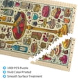 thumbnail image 3 of 1000 pcs Food illustration 1000 piece puzzle for adults,Funny Artwork for Adults,Unique and Beautiful Design,Classic Food Wooden Puzzles 1000 Piece,Great for Relaxation and Display for Puzzle Lovers, 3 of 6