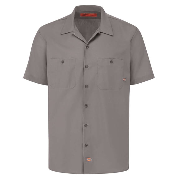 Dickies S535 Industrial Short Sleeve Work Shirt - Graphite Grey - S