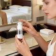 thumbnail image 5 of Portable Airless Pump Bottles, Travel Size Vacuum Cosmetic Containers, Refillable Leak Proof Toiletry Dispenser for Lotion Shampoo Cream and Skincare Essentials, Small Empty Containers with Lids, 5 of 5