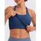 thumbnail image 5 of Top Deportivo CRZ YOGA Sin Costuras con Sostén Acolchado Azul Marino M, 5 of 5