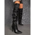 thumbnail image 5 of Minimalist Side Zipper Stiletto Heeled Boots, 5 of 5